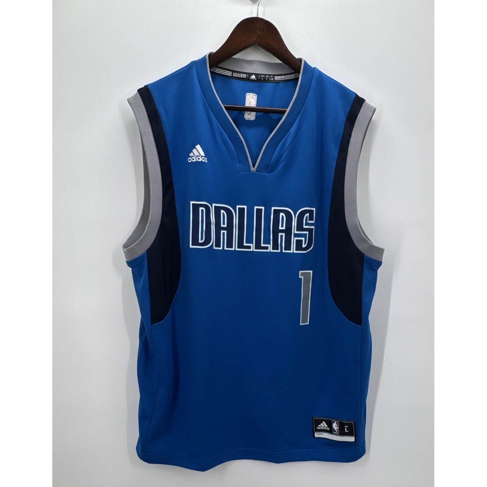 adidas NBA Dallas Mavericks Smith Jr. #1 Blue Men's Basketball Jersey Size L